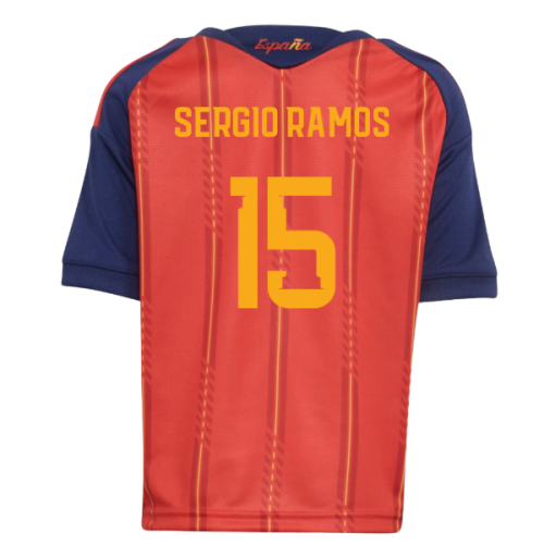 2026-2027 Spain Home Little Kids Mini Kit (Sergio Ramos 15)