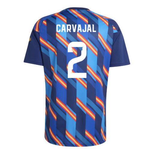 2026-2027 Spain Home Pre-Match Shirt (Dark Blue) (Carvajal 2)