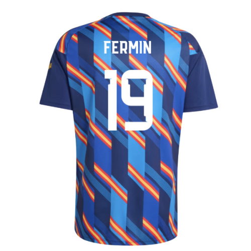 2026-2027 Spain Home Pre-Match Shirt (Dark Blue) (Fermin 19)