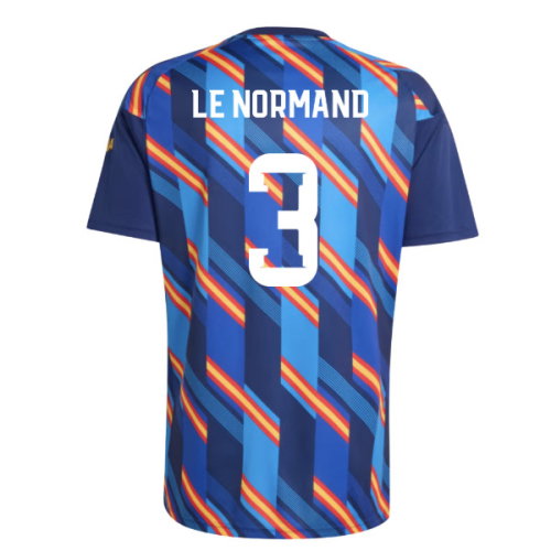 2026-2027 Spain Home Pre-Match Shirt (Dark Blue) (Le Normand 3)