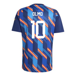 2026-2027 Spain Home Pre-Match Shirt (Dark Blue) (Olmo 10)