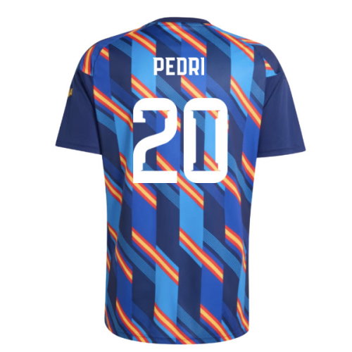 2026-2027 Spain Home Pre-Match Shirt (Dark Blue) (Pedri 20)