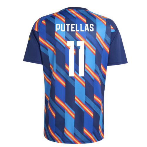2026-2027 Spain Home Pre-Match Shirt (Dark Blue) (Putellas 11)