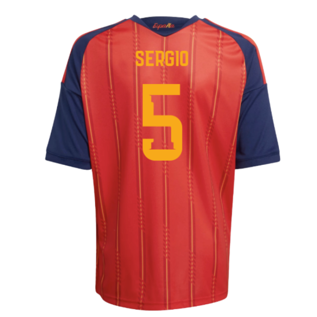 2026-2027 Spain Home Shirt (Kids) (Sergio 5)