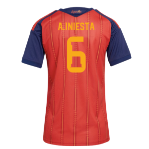 2026-2027 Spain Home Shirt (Womens) (A.Iniesta 6)