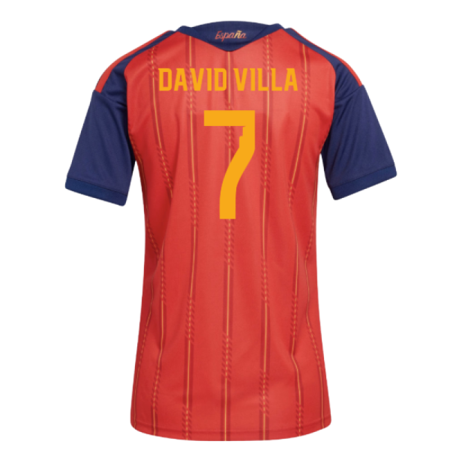 2026-2027 Spain Home Shirt (Womens) (David Villa 7)