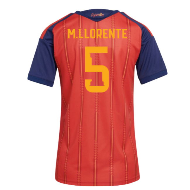 2026-2027 Spain Home Shirt (Womens) (M.Llorente 5)