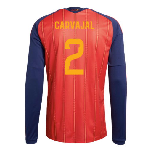 2026-2027 Spain Long Sleeve Home Shirt (Carvajal 2)