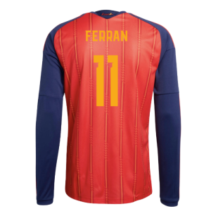 2026-2027 Spain Long Sleeve Home Shirt (Ferran 11)
