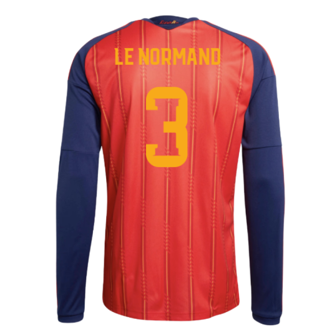 2026-2027 Spain Long Sleeve Home Shirt (Le Normand 3)