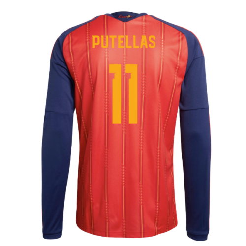 2026-2027 Spain Long Sleeve Home Shirt (Putellas 11)