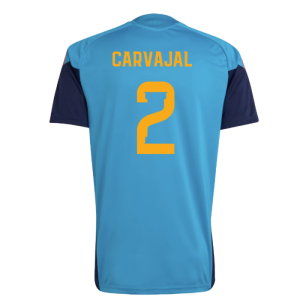 2026-2027 Spain Training Jersey (Bold Aqua) (Carvajal 2)