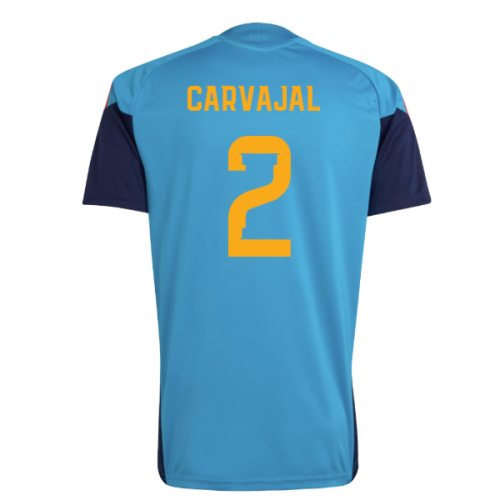 2026-2027 Spain Training Jersey (Bold Aqua) (Carvajal 2)