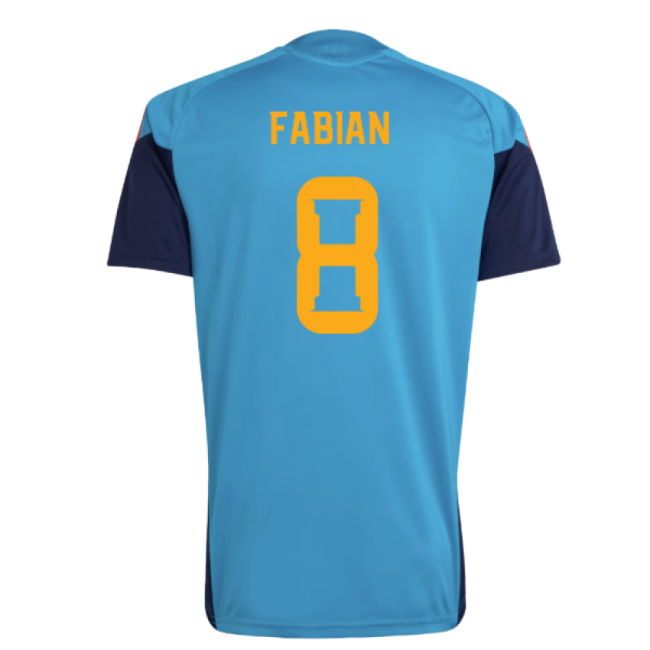 2026-2027 Spain Training Jersey (Bold Aqua) (Fabian 8)