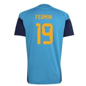 2026-2027 Spain Training Jersey (Bold Aqua) (Fermin 19)