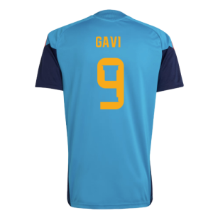 2026-2027 Spain Training Jersey (Bold Aqua) (Gavi 9)