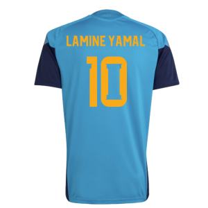 2026-2027 Spain Training Jersey (Bold Aqua) (Lamine Yamal 10)