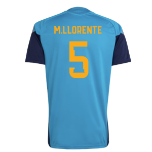 2026-2027 Spain Training Jersey (Bold Aqua) (M.Llorente 5)