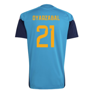 2026-2027 Spain Training Jersey (Bold Aqua) (Oyarzabal 21)