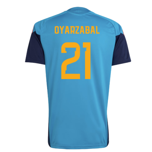 2026-2027 Spain Training Jersey (Bold Aqua) (Oyarzabal 21)