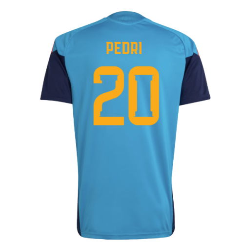 2026-2027 Spain Training Jersey (Bold Aqua) (Pedri 20)