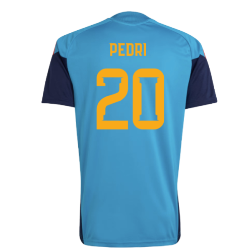 2026-2027 Spain Training Jersey (Bold Aqua) (Pedri 20)