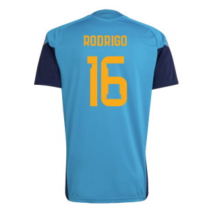 2026-2027 Spain Training Jersey (Bold Aqua) (Rodrigo 16)