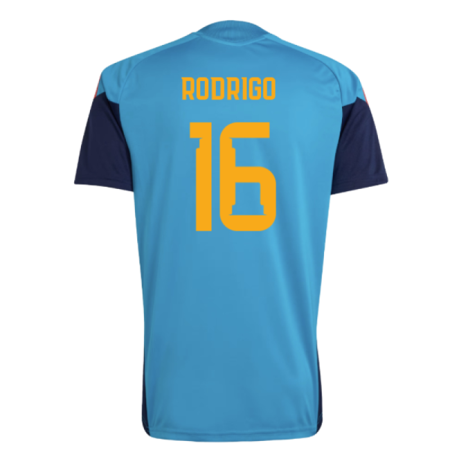 2026-2027 Spain Training Jersey (Bold Aqua) (Rodrigo 16)
