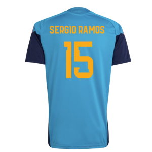 2026-2027 Spain Training Jersey (Bold Aqua) (Sergio Ramos 15)