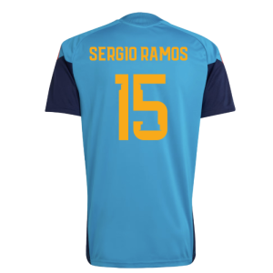 2026-2027 Spain Training Jersey (Bold Aqua) (Sergio Ramos 15)