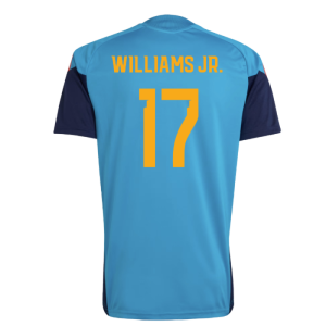 2026-2027 Spain Training Jersey (Bold Aqua) (Williams Jr. 17)
