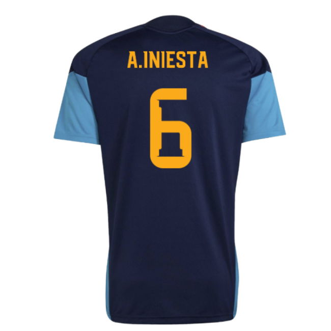 2026-2027 Spain Training Jersey (Night Indigo) (A.Iniesta 6)