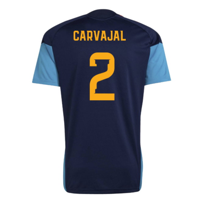 2026-2027 Spain Training Jersey (Night Indigo) (Carvajal 2)