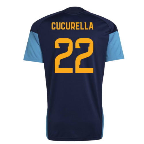 2026-2027 Spain Training Jersey (Night Indigo) (Cucurella 22)