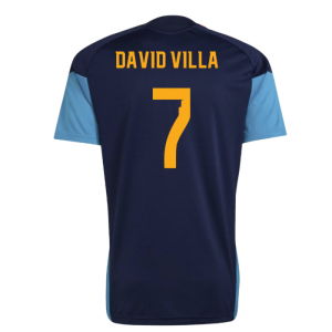 2026-2027 Spain Training Jersey (Night Indigo) (David Villa 7)