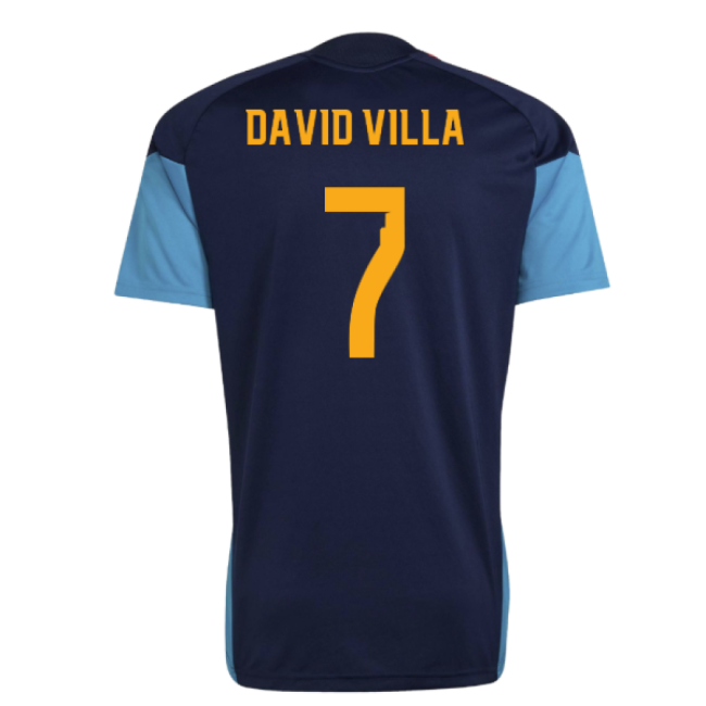 2026-2027 Spain Training Jersey (Night Indigo) (David Villa 7)