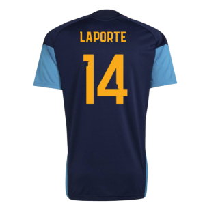 2026-2027 Spain Training Jersey (Night Indigo) (Laporte 14)