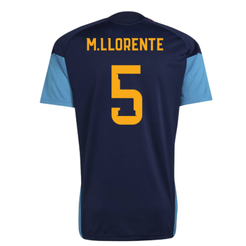 2026-2027 Spain Training Jersey (Night Indigo) (M.Llorente 5)