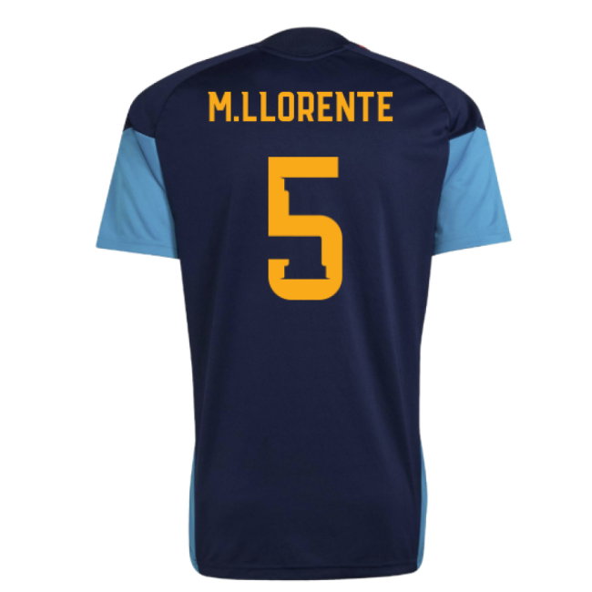 2026-2027 Spain Training Jersey (Night Indigo) (M.Llorente 5)