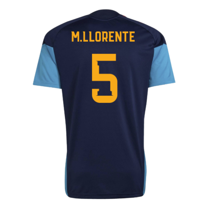 2026-2027 Spain Training Jersey (Night Indigo) (M.Llorente 5)