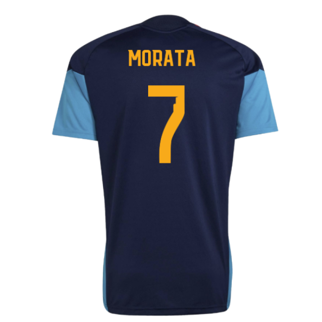 2026-2027 Spain Training Jersey (Night Indigo) (Morata 7)