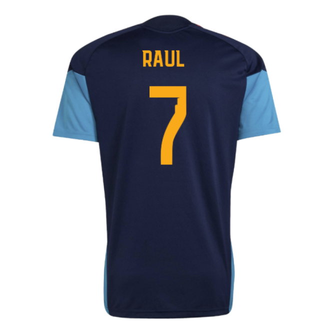 2026-2027 Spain Training Jersey (Night Indigo) (Raul 7)