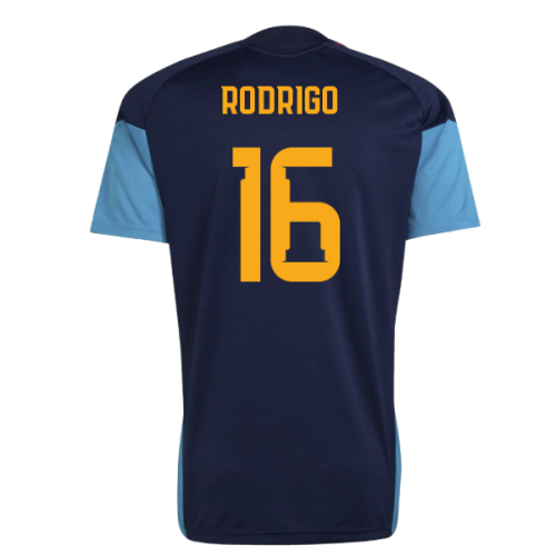 2026-2027 Spain Training Jersey (Night Indigo) (Rodrigo 16)