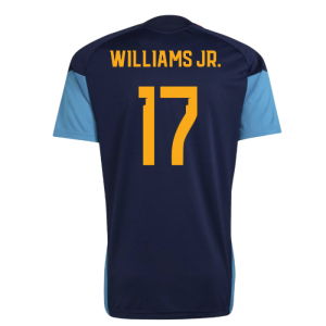 2026-2027 Spain Training Jersey (Night Indigo) (Williams Jr. 17)