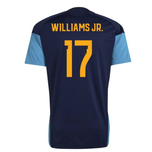 2026-2027 Spain Training Jersey (Night Indigo) (Williams Jr. 17)