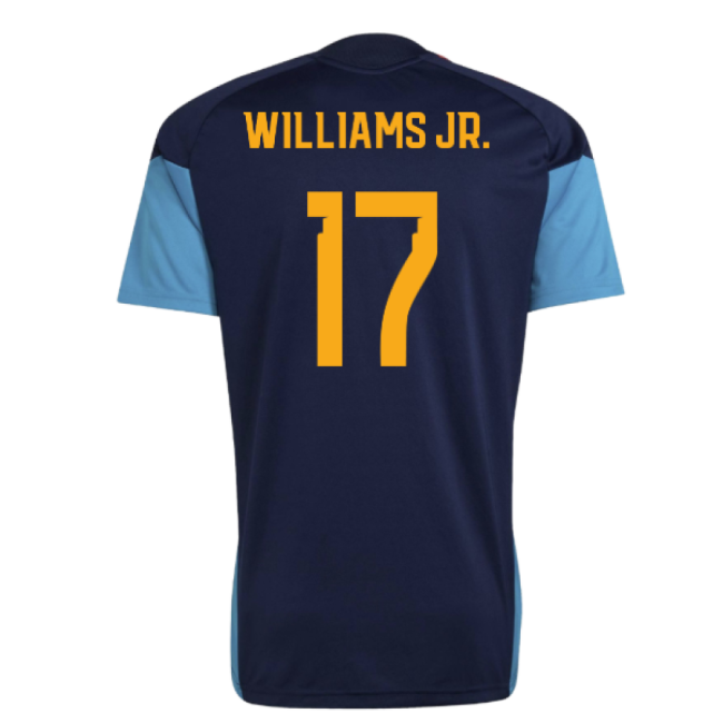 2026-2027 Spain Training Jersey (Night Indigo) (Williams Jr. 17)