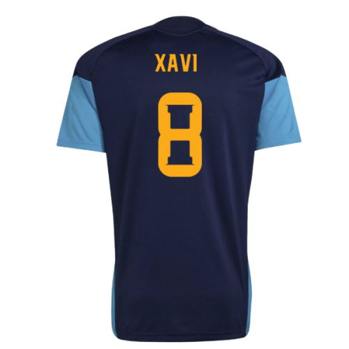2026-2027 Spain Training Jersey (Night Indigo) (Xavi 8)