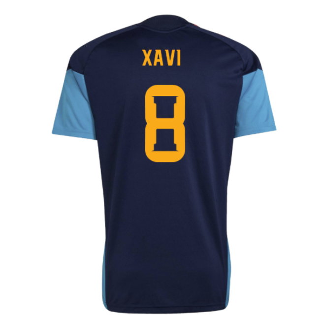 2026-2027 Spain Training Jersey (Night Indigo) (Xavi 8)