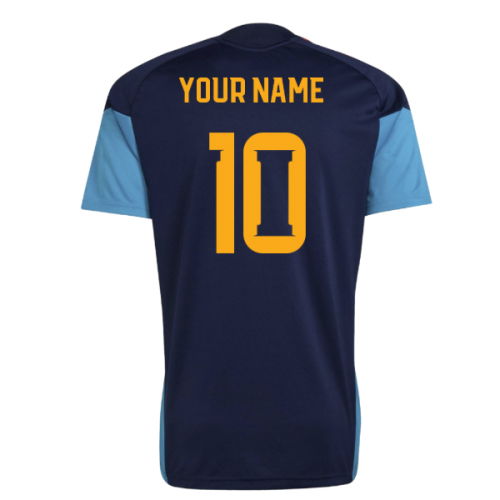 2026-2027 Spain Training Jersey (Night Indigo) (Your Name)
