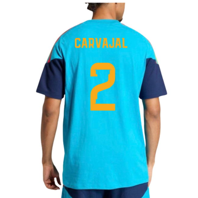 2026-2027 Spain Training Tee (Bold Aqua) (Carvajal 2)